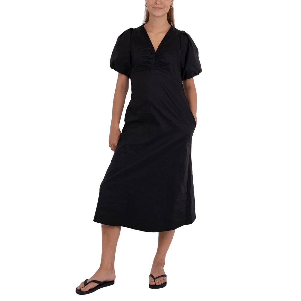 Neo Noir Illana Poplin Dress