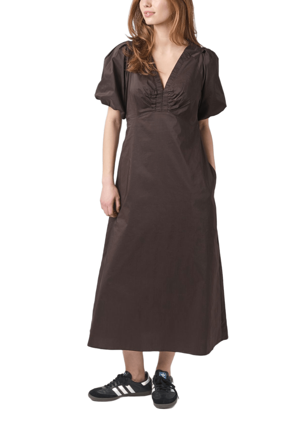 Neo Noir Illana Poplin Dress