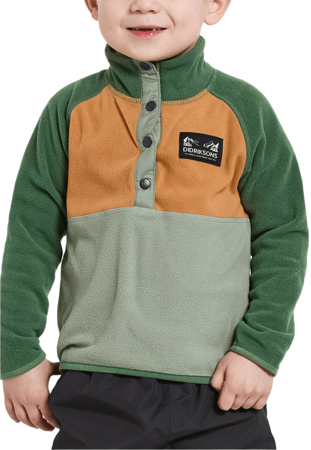 Didriksons Monte Kids Half Button