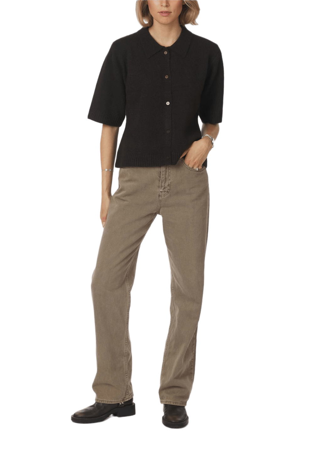 Neo Noir Cunna Knit Blouse