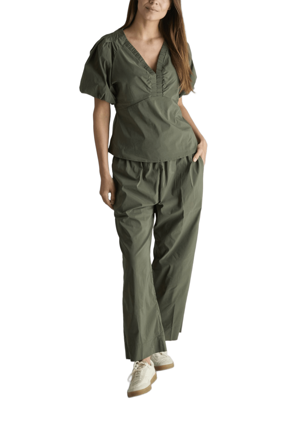 Neo Noir Irina Poplin Blouse