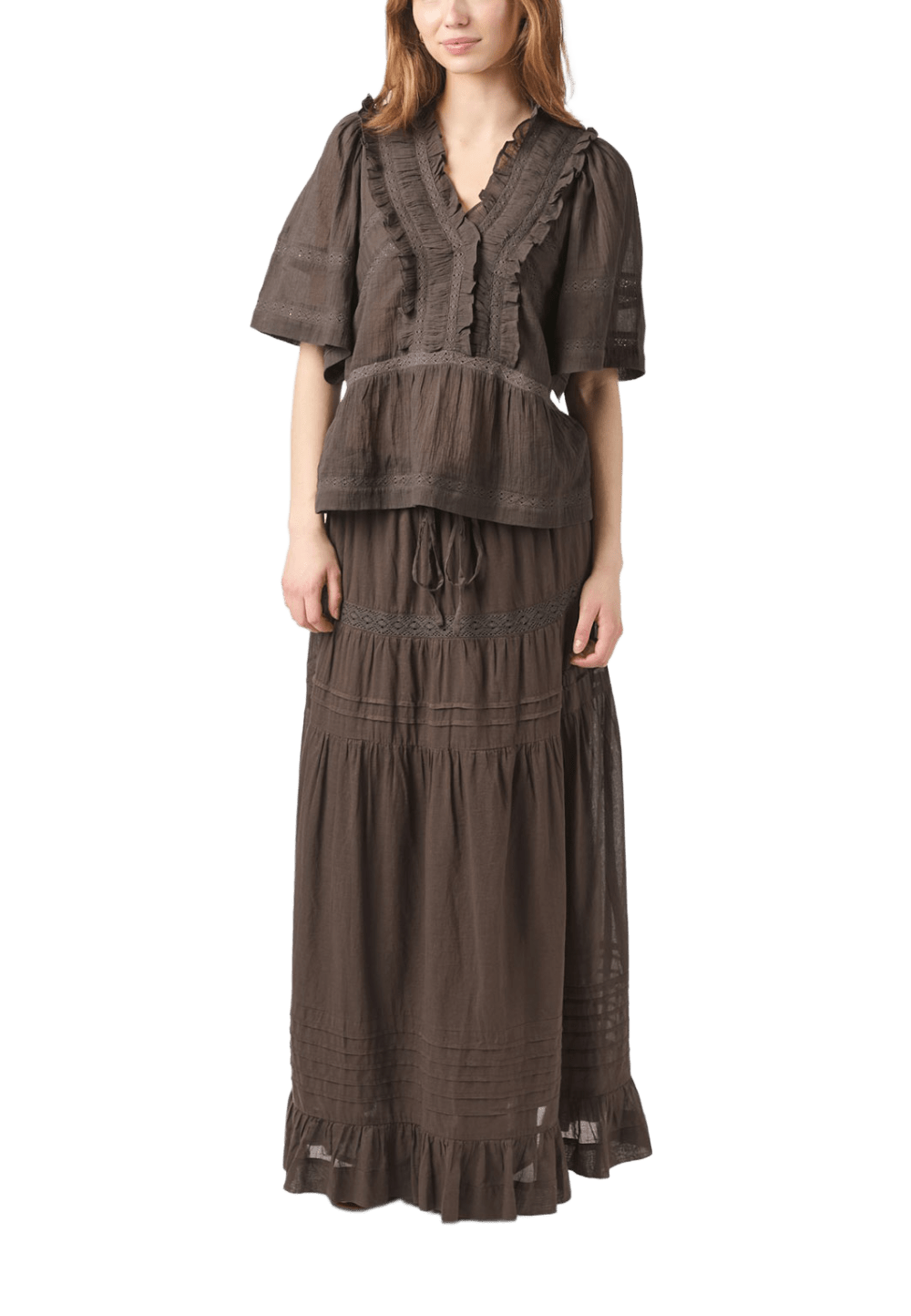Neo Noir Evienne S Voile Top