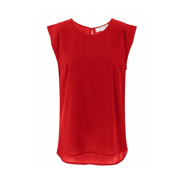 French Connection Womens Classic Crepe Short Sleeve Top