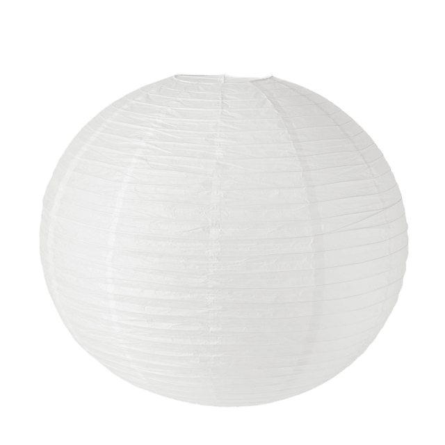 Åhléns Home Lampskärm i rispapper IGGY 80 cm Vit