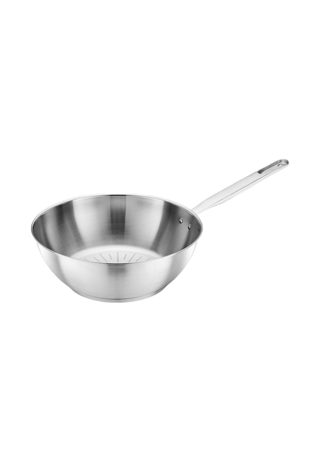 Fiskars All Steel Pure -paistinpannu, Ruostumaton Teräs, 28 Cm