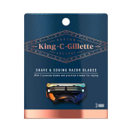 Rakblad för Rakning och Formning 3 st från King C Gillette
