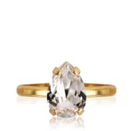 Petite Drop Ring Crystal från Caroline Svedbom