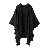 Poncho med volanger SILJA