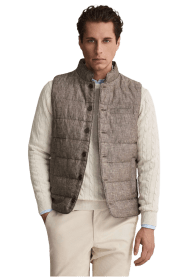 Linen Padded Vest