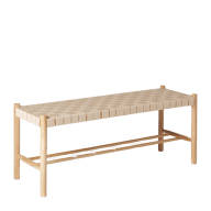 Bänk med flätad sits ALMA