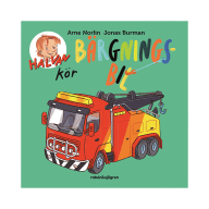 Halvan kör bärgningsbil