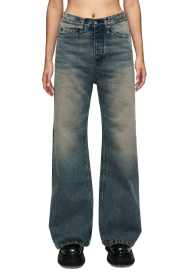 25SS HOPE SKID JEANS / MID BLUE DIRTY