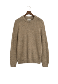 Beige stickad tröja för herr Köp online Åhléns