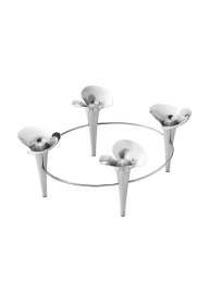 BLOOM Ljusstake rostfri
