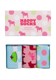 Dala Horse Socks Gift Set