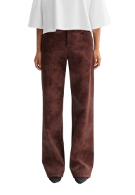 Aiko PU Leather Trousers