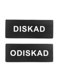 Diskmaskinsskylt Magnetisk