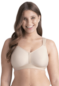 Miss Mary T-shirtbeha zonder beugel met mesh-inzet in wit | Witt