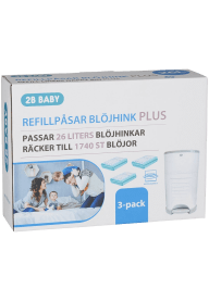 2b Baby Refillpåsar Plus 3-p