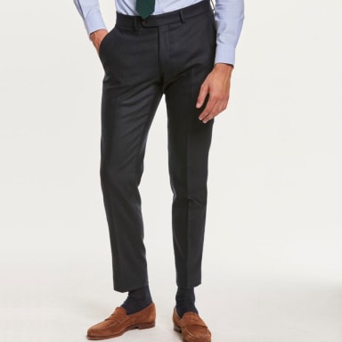 Rodney Flannel Trouser i Brown från 