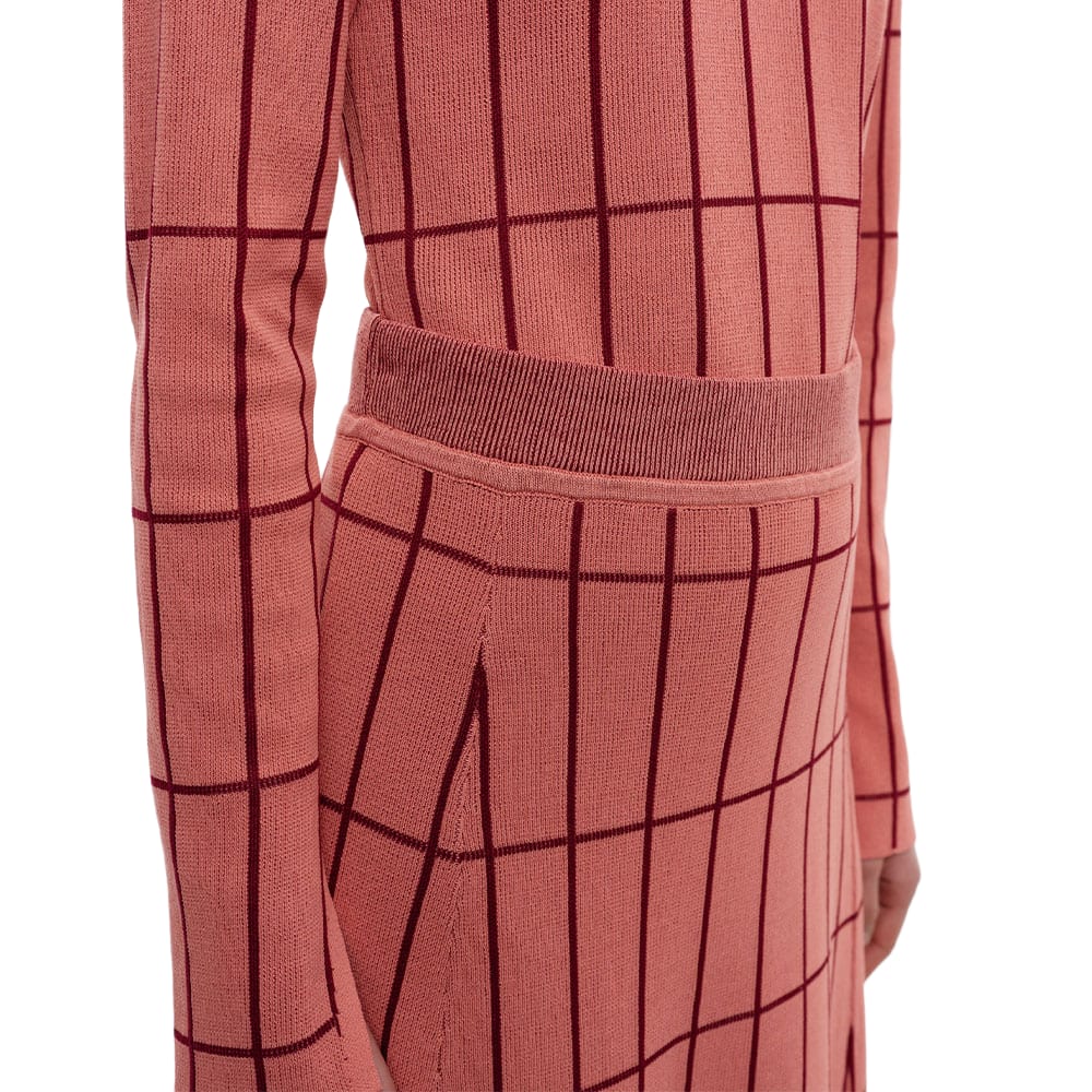 Karnappi Tiiliskivi Knitted Skirt i Peach, Burgundy från Marimekko